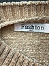 Fashion Metallic Tan Pullover Sweater Size Med - Lg - photo 7