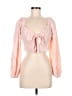 Le Lis 100% Rayon Pink 3/4 Sleeve Blouse Size M - photo 1