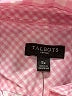 Talbots Checkered-gingham Pink Long Sleeve Button-Down Shirt Size S (petite) - photo 7