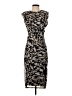 DKNY Animal Print Gray Cocktail Dress Size 2 (petite) - photo 1