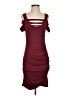 Shein Solid Burgundy Cocktail Dress Size 4 - photo 1