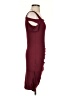 Shein Solid Burgundy Cocktail Dress Size 4 - photo 4