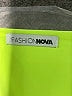 Fashion Nova Solid Yellow One Piece Swimsuit Size M - photo 3