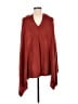 Coco + Carmen Burgundy Poncho One size - photo 2