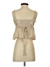 Blanque Tan Sleeveless Blouse Size S - photo 2