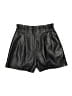 BCBGMAXAZRIA 100% Polyurethane Metallic Black Shorts Size XS - photo 1