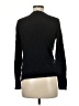 August Silk Houndstooth Black Cardigan Size M - photo 2
