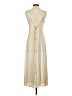Unbranded Stripes Ivory Casual Dress Size XXS (estimated) - photo 2