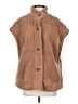 Unbranded 100% Polyester Brown Faux Fur Vest Size S - photo 1