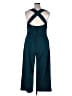 Speechless Solid Teal Jumpsuit Size 1X - photo 2