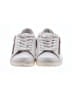 Just Fab Silver Ivory Sneakers Size 7 - photo 2