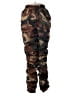 La Bijou 100% Polyester Camo Brown Cargo Pants Size M - photo 1