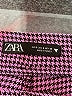 Zara Houndstooth Purple Casual Pants Size S - photo 4
