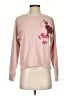 JS by Jessica Simpson Floral Pink Sweatshirt Size S - photo 1