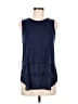 MICHAEL Michael Kors Blue Sleeveless Blouse Size M - photo 1