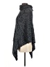 Unbranded 100% Acrylic Gray Blue Poncho One size - photo 5