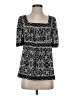 BCBGMAXAZRIA Black 3/4 Sleeve Top Size S - photo 1