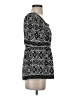 BCBGMAXAZRIA Black 3/4 Sleeve Top Size S - photo 4