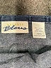 Express 100% Cotton Solid Blue Denim Skirt Size 13 - 14 - photo 4