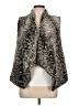 BKE 100% Polyester Gray Faux Fur Vest Size L - photo 1