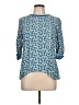 Boden 100% Viscose Blue 3/4 Sleeve Blouse Size 10 - photo 1