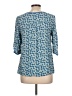 Boden 100% Viscose Blue 3/4 Sleeve Blouse Size 10 - photo 2