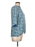 Boden 100% Viscose Blue 3/4 Sleeve Blouse Size 10 - photo 4