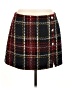 Primark Plaid Red Casual Skirt Size 8 - photo 1