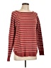 Staccato Stripes Burgundy Pullover Sweater Size L - photo 1