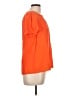 Boden 100% Viscose Orange Short Sleeve Blouse Size 10 - photo 4