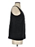 Lavender Brown 100% Silk Black Sleeveless Silk Top Size S - photo 4