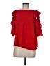 The Impeccable Pig 100% Polyester Red 3/4 Sleeve Blouse Size M - photo 1
