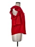 The Impeccable Pig 100% Polyester Red 3/4 Sleeve Blouse Size M - photo 4
