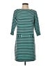 dalia Stripes Teal Casual Dress Size S - photo 1