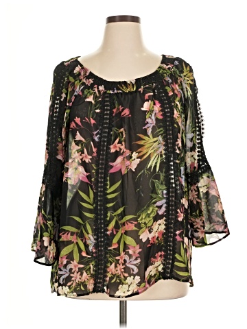 Relativity 3/4 Sleeve Blouse (view 1)