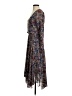Charles Henry 100% Polyester Paisley Brown Casual Dress Size XS - photo 5