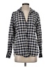 Grayson 100% Cotton Checkered-gingham Blue Long Sleeve Button-Down Shirt Size Sm (2) - photo 1