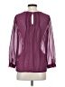 HD in Paris 100% Polyester Purple Long Sleeve Blouse Size 4 - photo 2