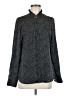 Express 100% Polyester Polka Dots Black Long Sleeve Blouse Size M - photo 1