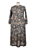 Assorted Brands Paisley Gray Casual Dress Size 3XL - photo 1