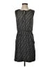 Ann Taylor LOFT 100% Polyester Tweed Gray Casual Dress Size S - photo 1