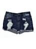 Hype Graphic Blue Denim Shorts Size 9 - photo 1