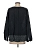 J.Jill 100% Rayon Polka Dots Black Long Sleeve Blouse Size S - photo 2