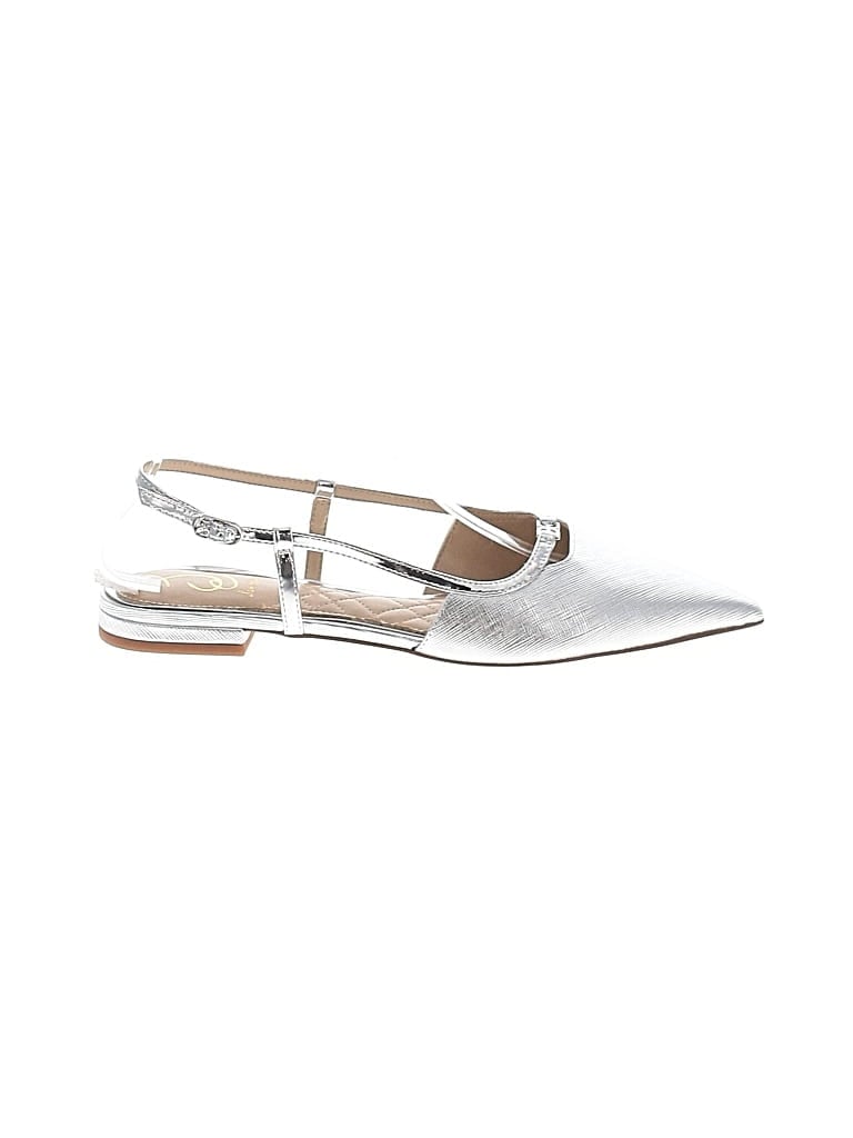 Pre-owned Sam Edelman Flats In Silver