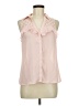 Candie's 100% Polyester Pink Sleeveless Blouse Size M - photo 1