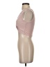 Shein Tan Sleeveless T-Shirt Size S - photo 5