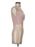 Shein Tan Sleeveless T-Shirt Size S - photo 4