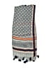 Assorted Brands 100% Viscose Gray White Scarf One size - photo 2