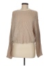 Pink Republic Metallic Tan Pullover Sweater Size M - photo 1