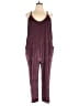 Sincerely Jules Solid Burgundy Jumpsuit Size XL - photo 1